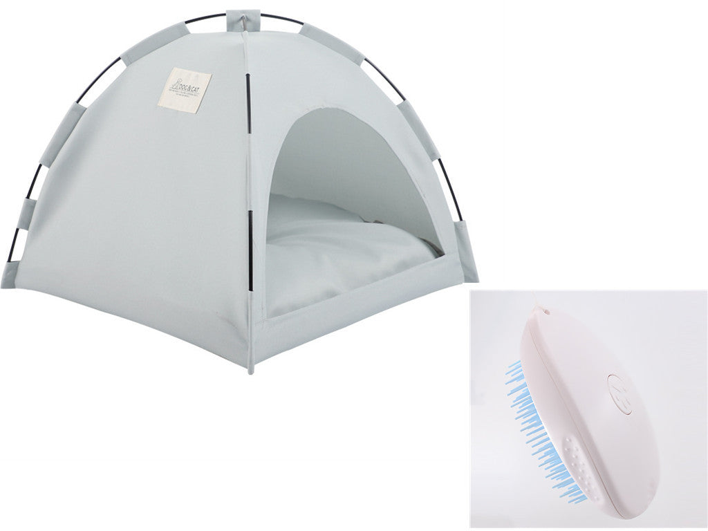 Dog and Cat Camping Bed with Cooling Pad