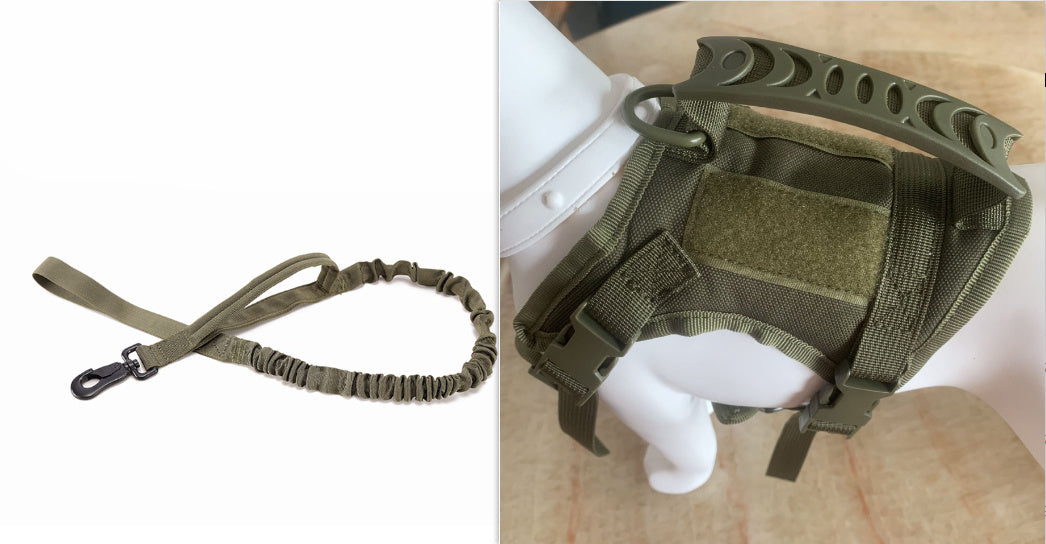 Vest-Style Pet Harness with Hand Holding Rope
