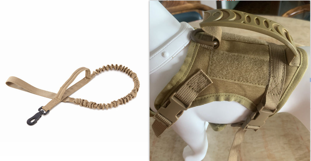 Vest-Style Pet Harness with Hand Holding Rope