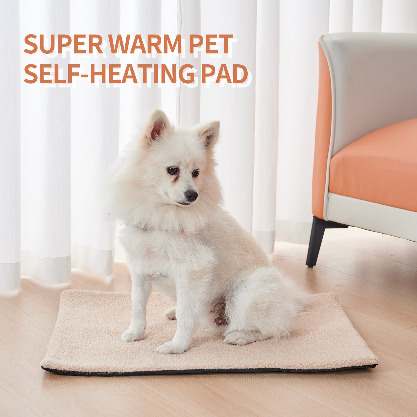 Self-Heating Pet Cushion Mat for Cold Weather