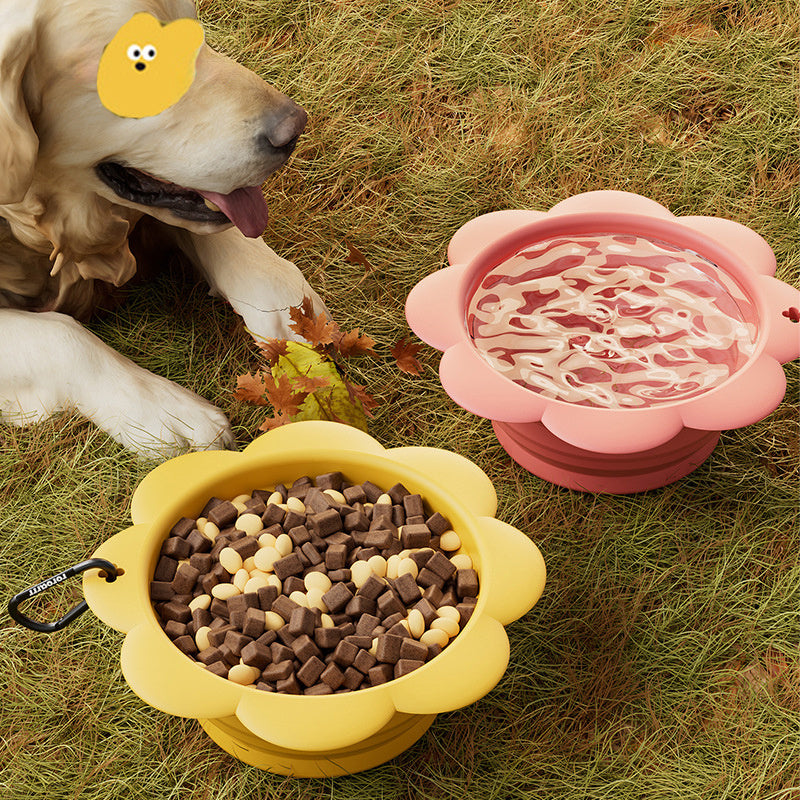 Portable Foldable Pet Feeding Bowl