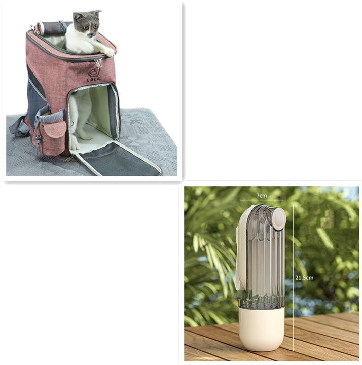 2-in-1 Pet Water and Food Cup