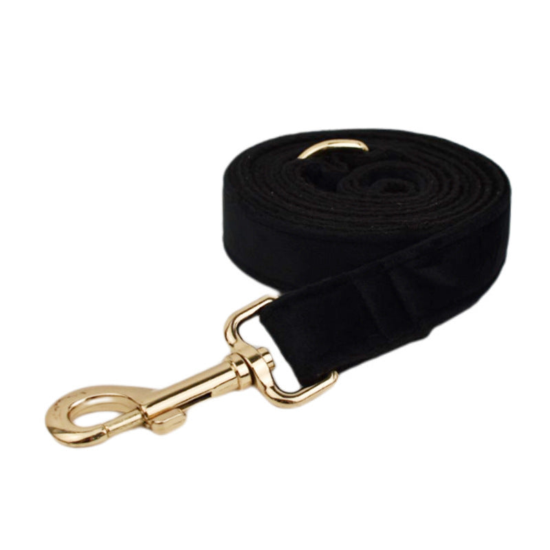 Velvet Fabric Dog Collar for Pets