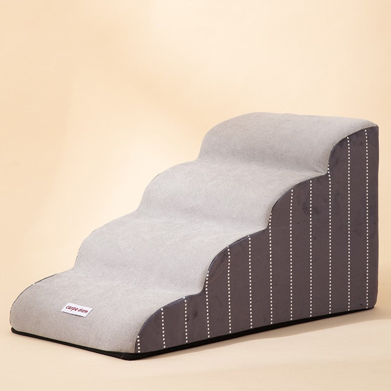 Soft Dog Stairs with Removable Sponge Steps