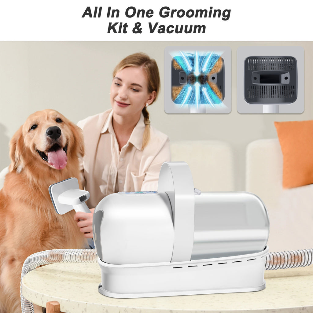 7 in 1 Pet Vacuum Grooming Tool