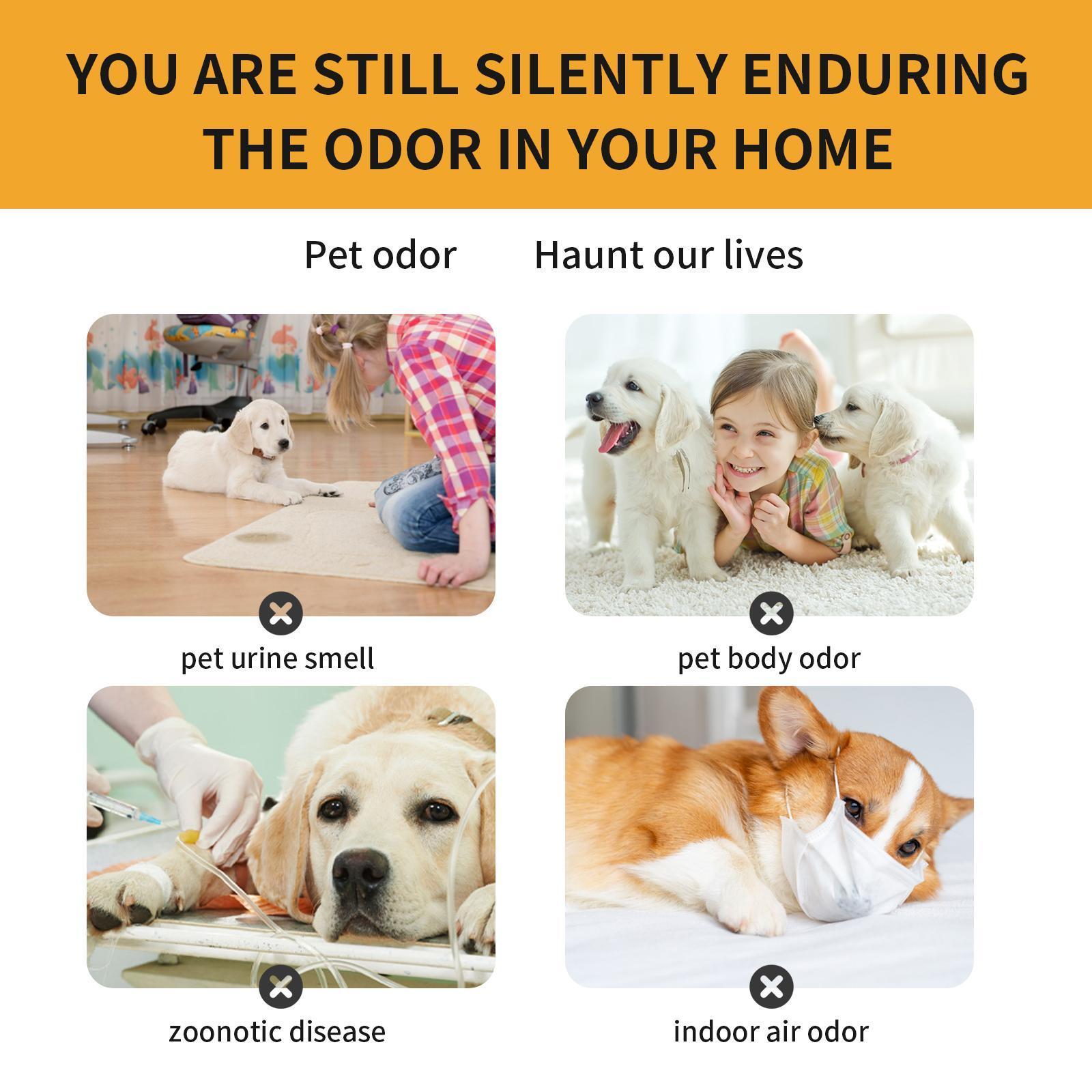 Long-Lasting Pet Deodorizer, Yebang Fabric and Air Spray