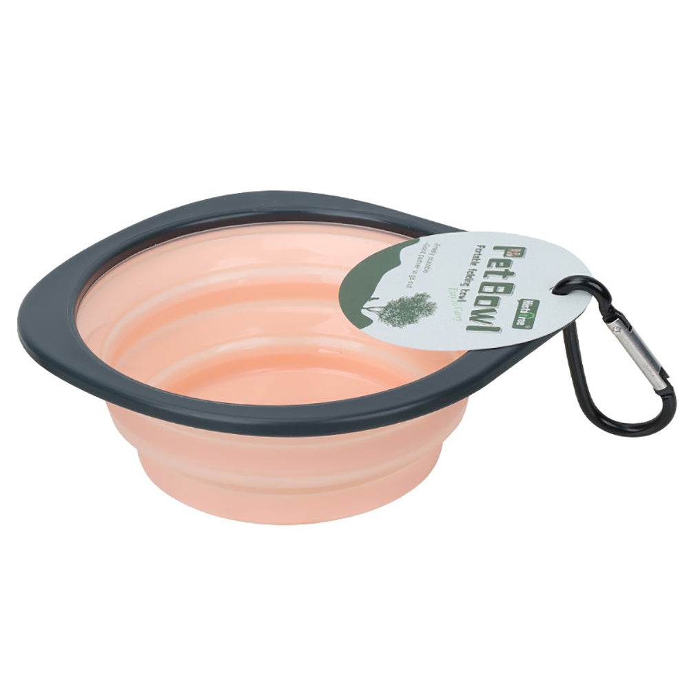 Collapsible Silicone Dog Travel Bowl
