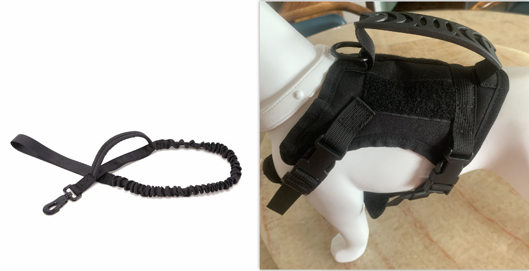Vest-Style Pet Harness with Hand Holding Rope