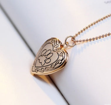 Cat Dog Paw Footprint Necklace