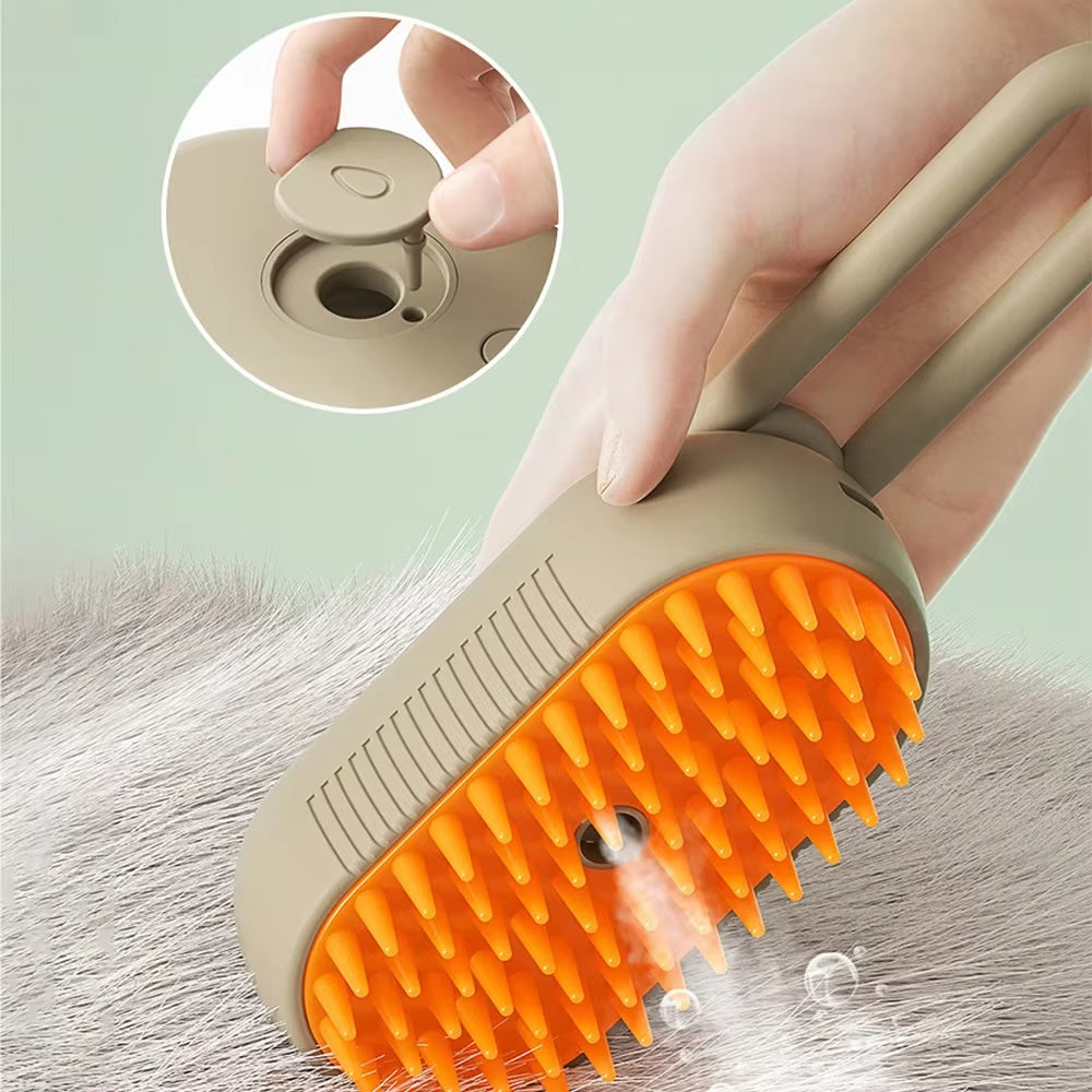 Tangled Hair Removal Steam Brush for Pets