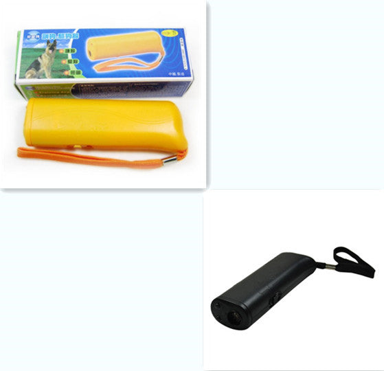 3-in-1 Ultrasonic Dog Trainer with LED Flashlight