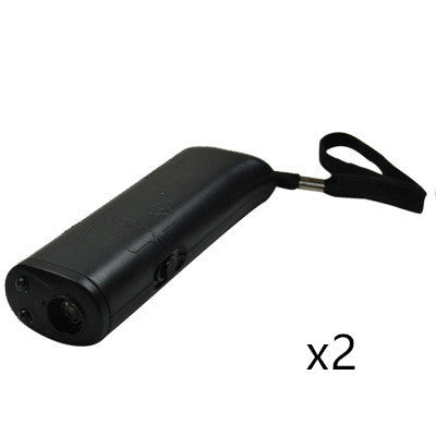 3-in-1 Ultrasonic Dog Trainer with LED Flashlight
