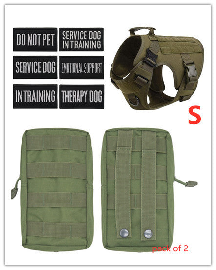 Military-Grade Tactical Dog Harness – Strong & Adjustable