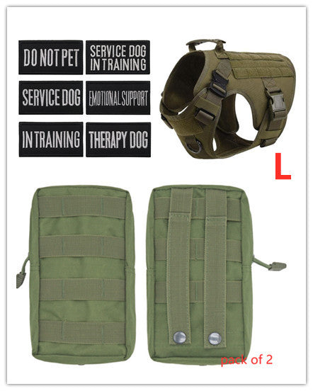 Military-Grade Tactical Dog Harness – Strong & Adjustable