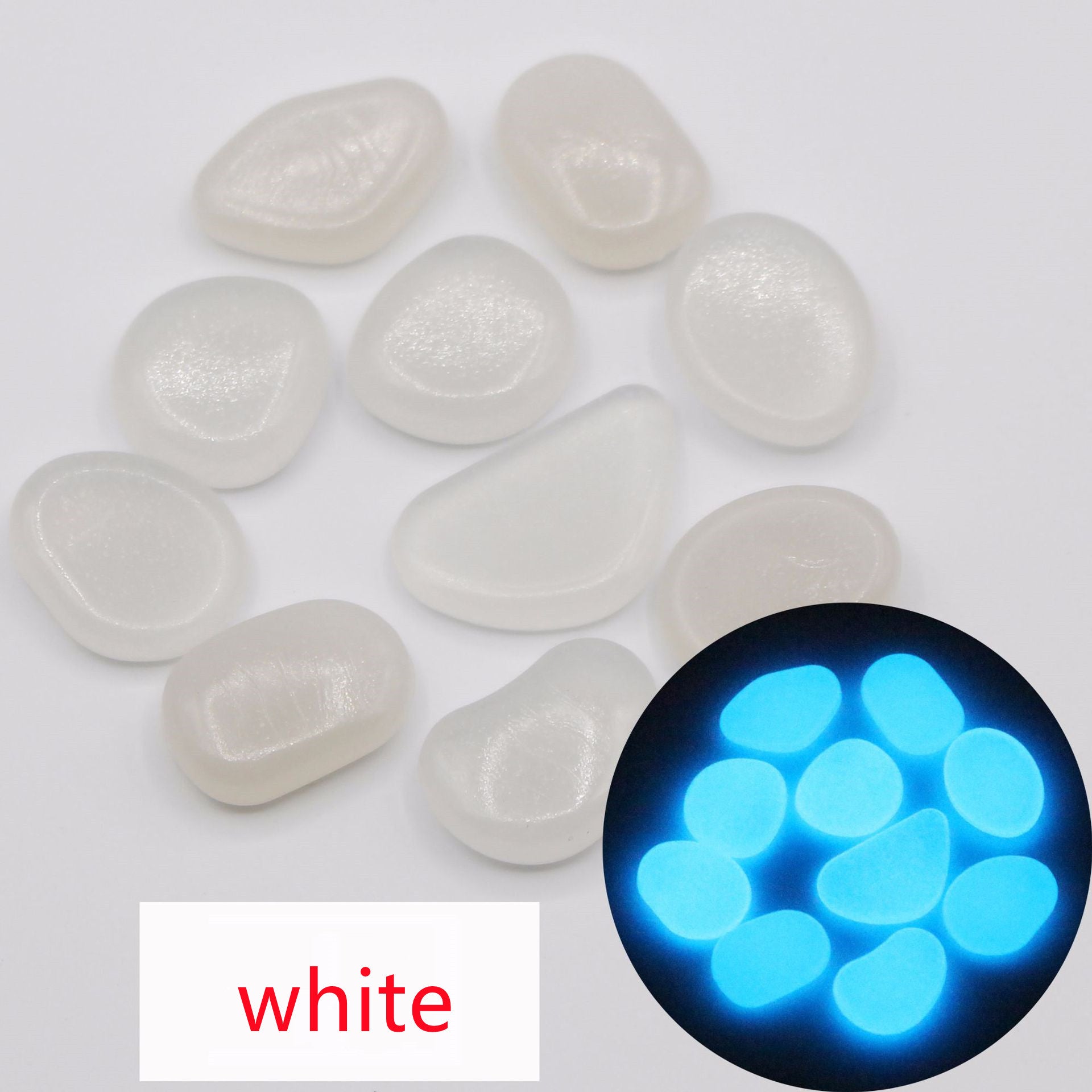 Luminous Aquarium Pebbles for Garden and Fish Tanks
