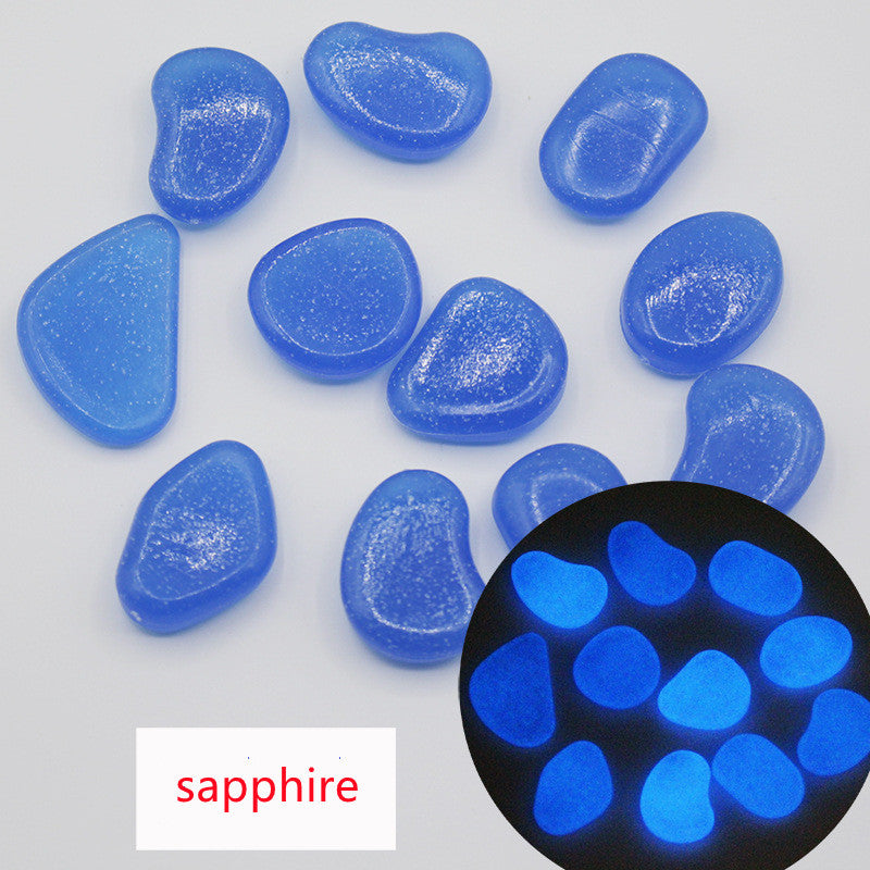 Luminous Aquarium Pebbles for Garden and Fish Tanks