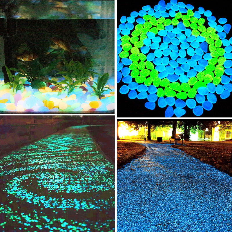 Luminous Aquarium Pebbles for Garden and Fish Tanks