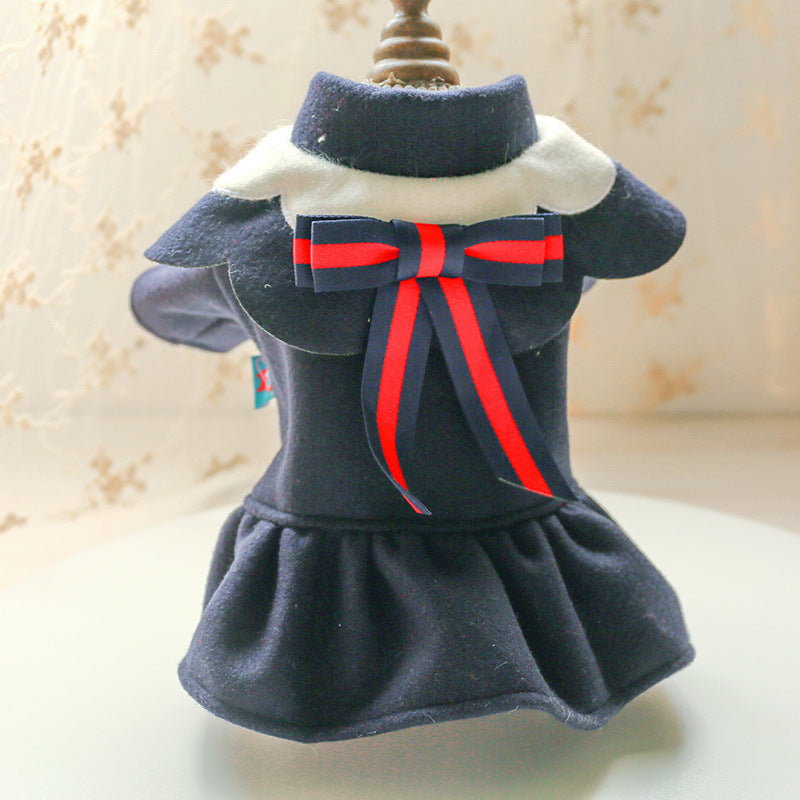 Autumn Winter Woolen Pet Costume for Cats and Dogs