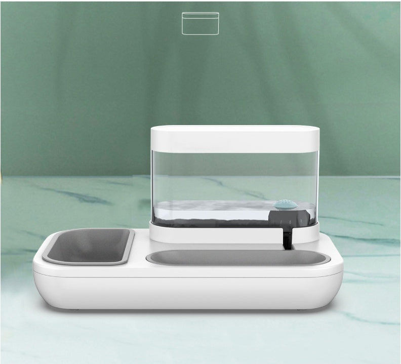 Pet Feeding Bowl with Water Dispenser