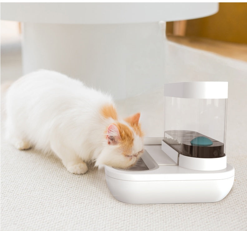 Pet Feeding Bowl with Water Dispenser