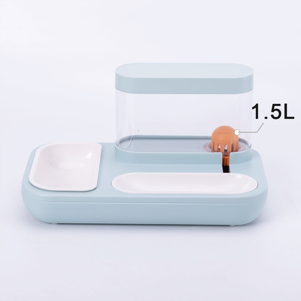 Pet Feeding Bowl with Water Dispenser