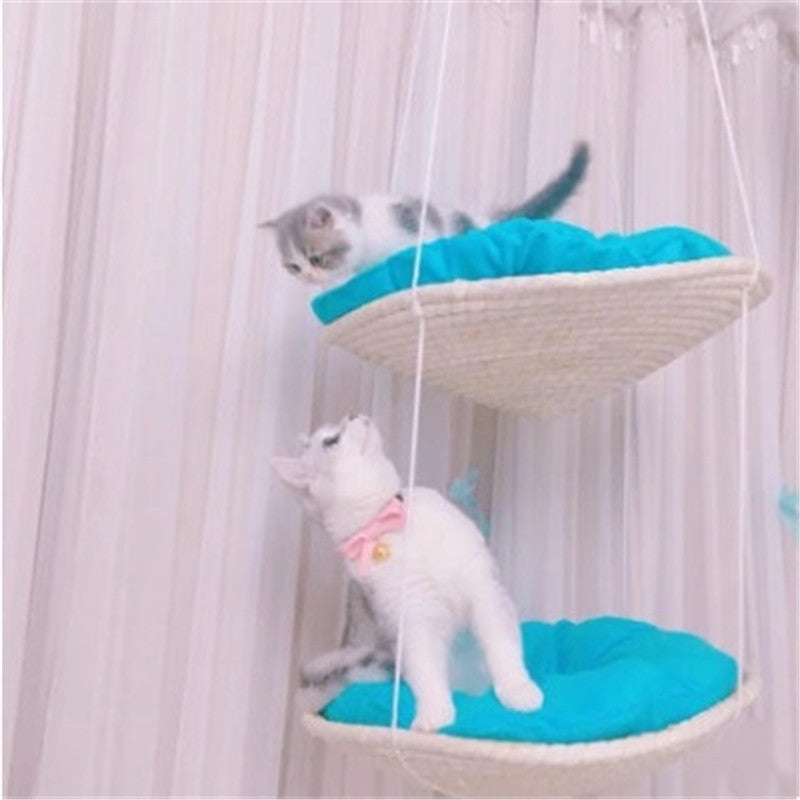Cat Climbing Frame with Scratching Posts and Platforms