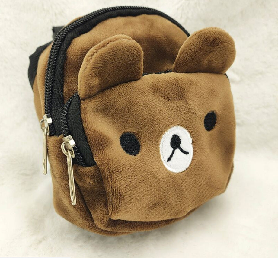 Adjustable Pet Leash, Cartoon Backpack & Snack Carrier