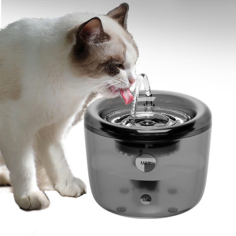 Pet Automatic Circulating Filter Water Fountain Large Capacity Induction Water Outlet
