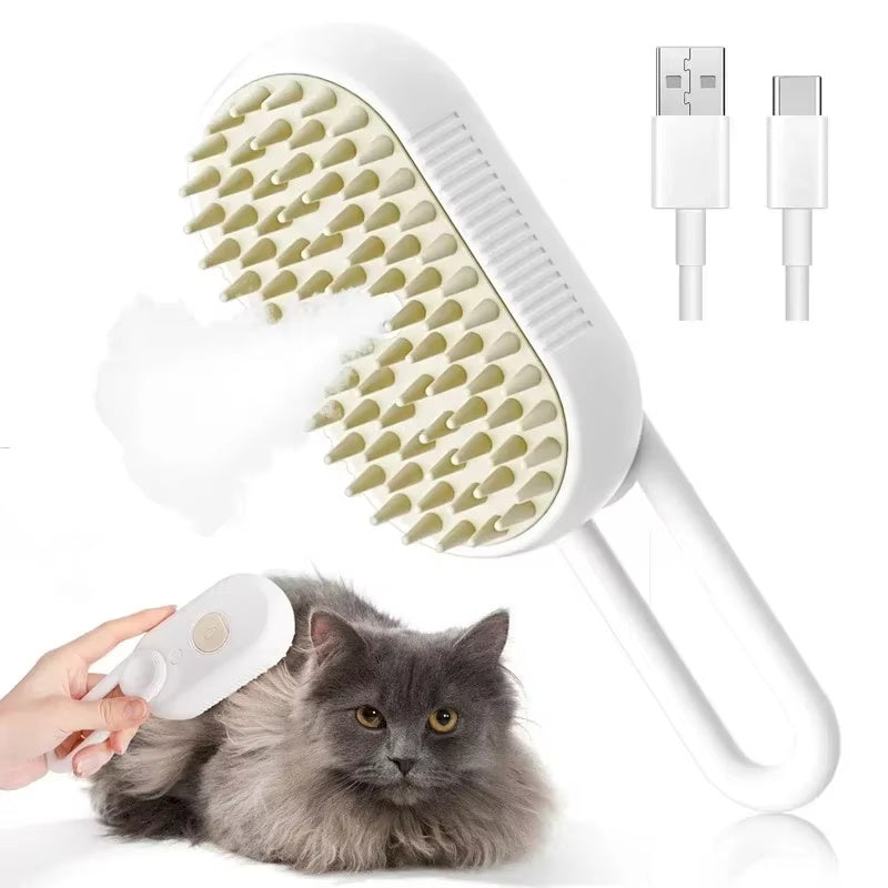 Tangled Hair Removal Steam Brush for Pets
