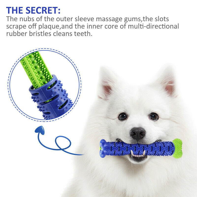 Dog Chew Toy Toothbrush for Teeth Cleaning