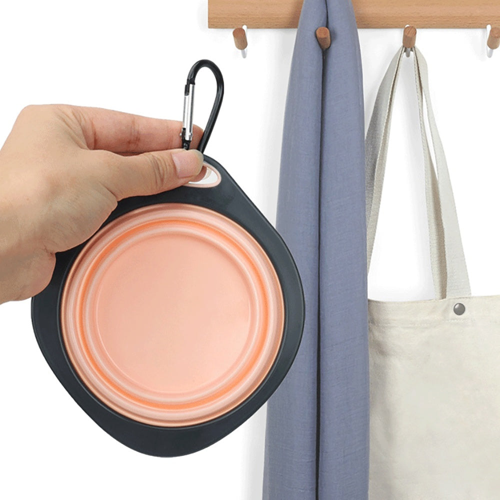 Collapsible Silicone Dog Travel Bowl