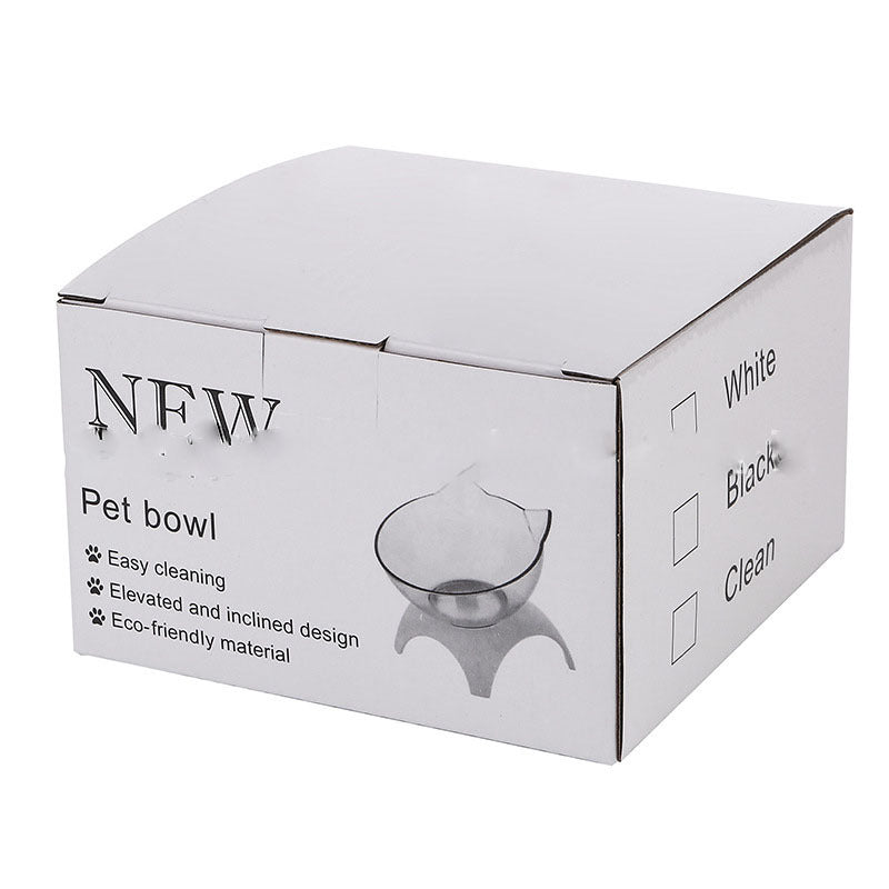 Ergonomic Raised Cat Feeder Protects Cervical Vertebrae