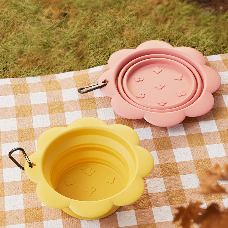 Portable Foldable Pet Feeding Bowl