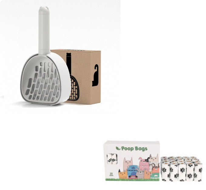 Durable Cat Litter Scoop with Holder