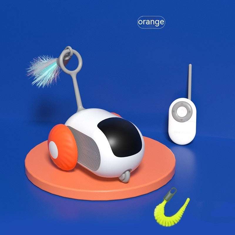 Smart Cat Toy Car with Remote Control and USB Charging