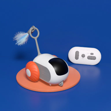 Smart Cat Toy Car with Remote Control and USB Charging