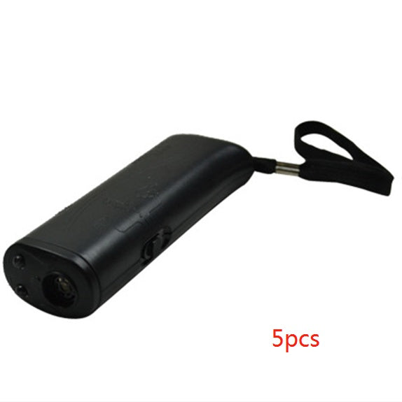 3-in-1 Ultrasonic Dog Trainer with LED Flashlight