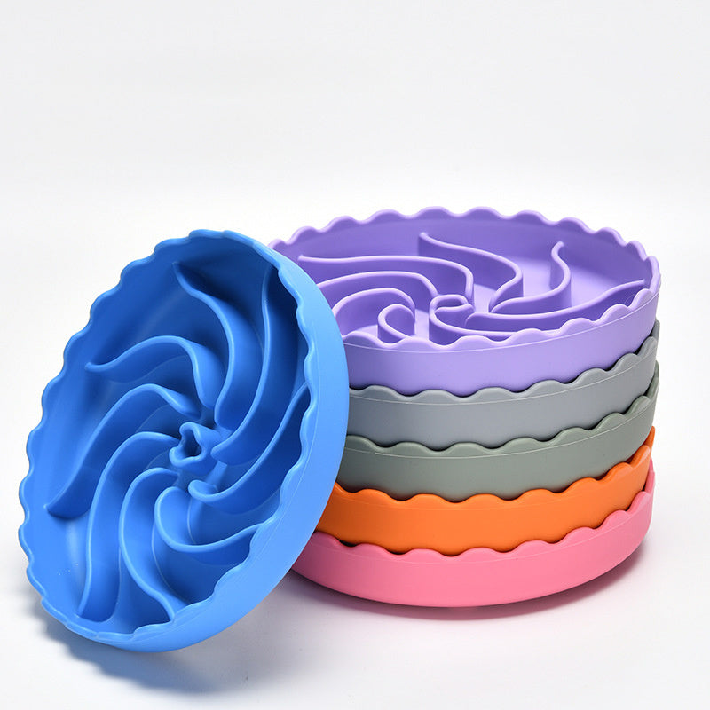 Pet Slow Food Bowl with Suction Cup