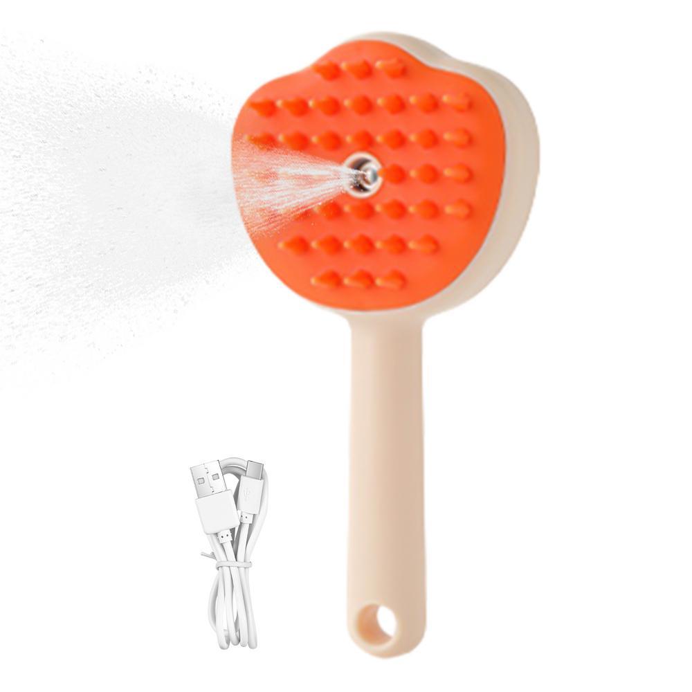Pet Grooming Steam Brush with Massage Function