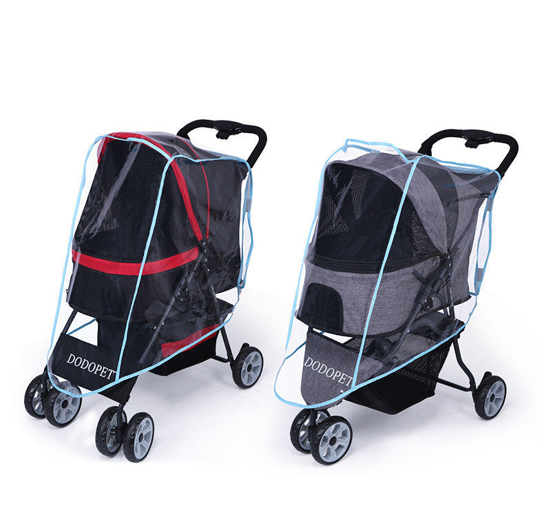 Universal Pet Stroller Raincoat, Wind and Rain Protection