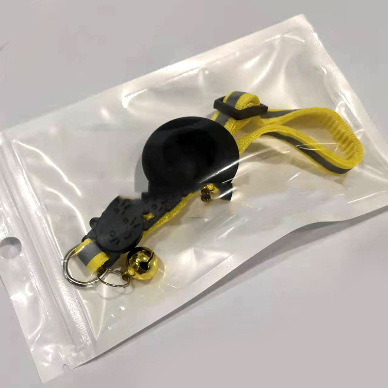 Dog and Cat Collar with Airtag and Reflective Strap