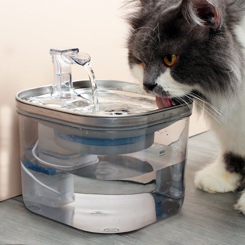 Stainless Steel Automatic Pet Water Fountain