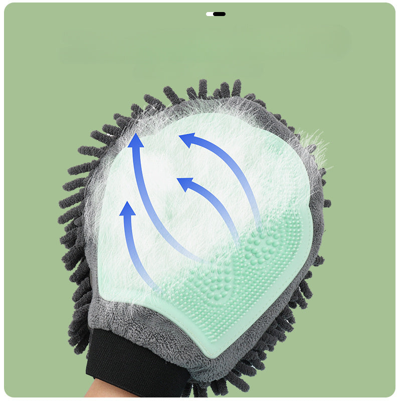 2-in-1 Pet Bathing and Grooming Brush