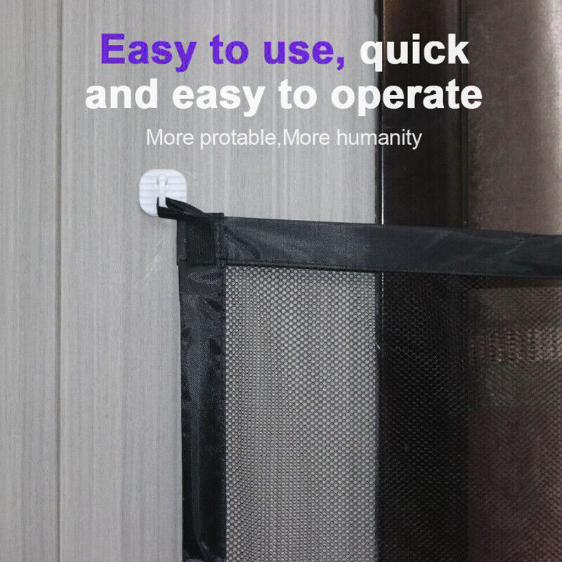 Portable Pet Safety Mesh Gate for Dogs and Cats