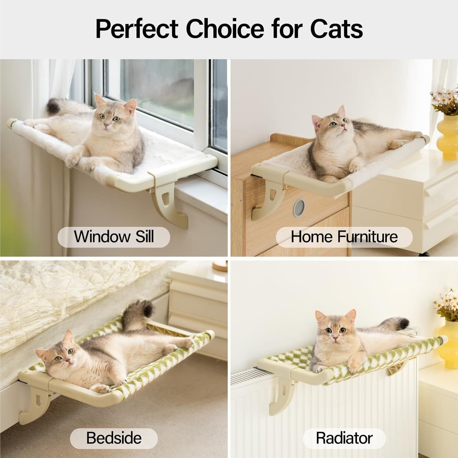 Window Hammock for Cats – Adjustable, Comfy, Cute