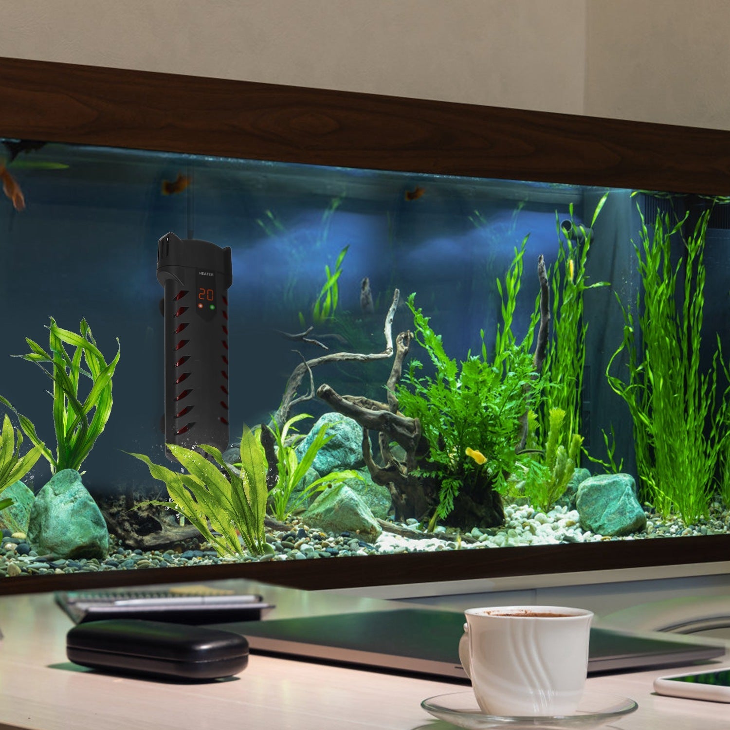 500W Submersible Aquarium Heater with External Controller