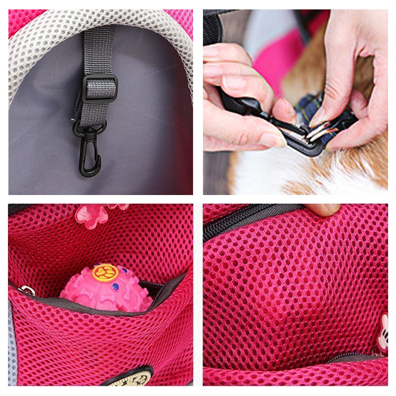 Dog Carrier Backpack, Portable Travel Bag for Pets
