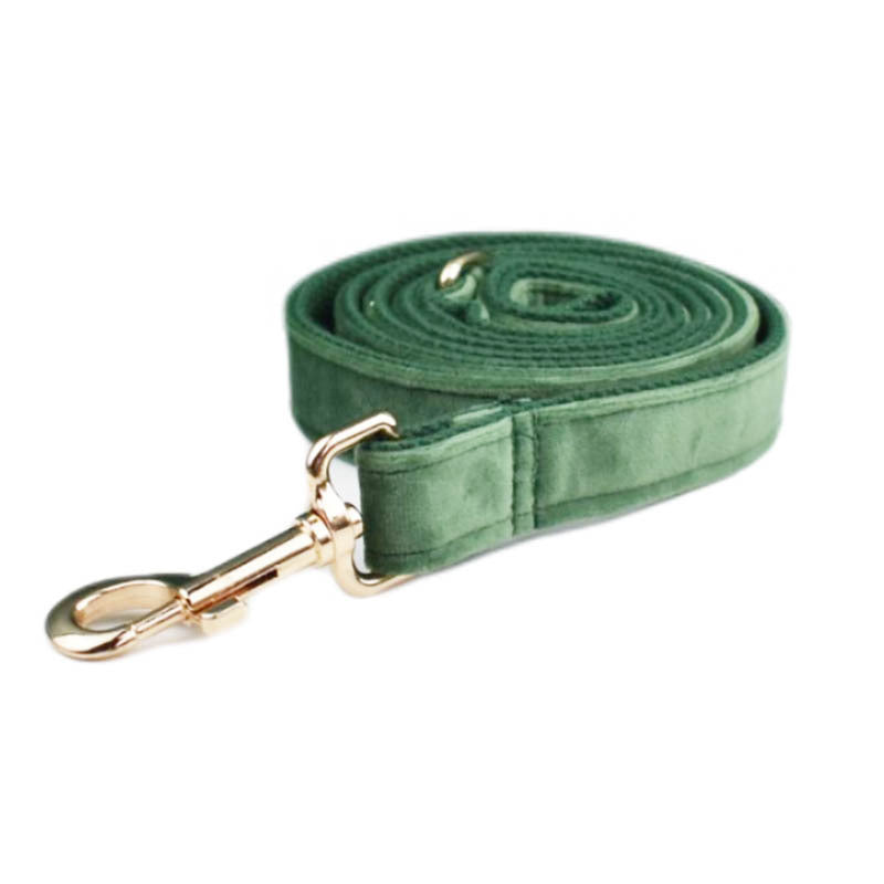 Velvet Fabric Dog Collar for Pets
