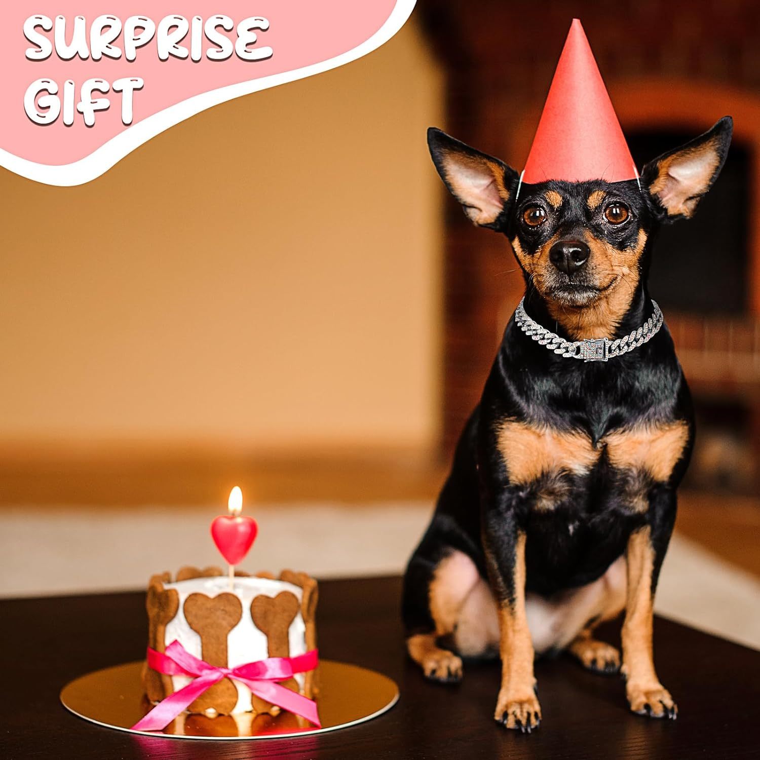 Crystal Pet Necklace for Dogs and Cats