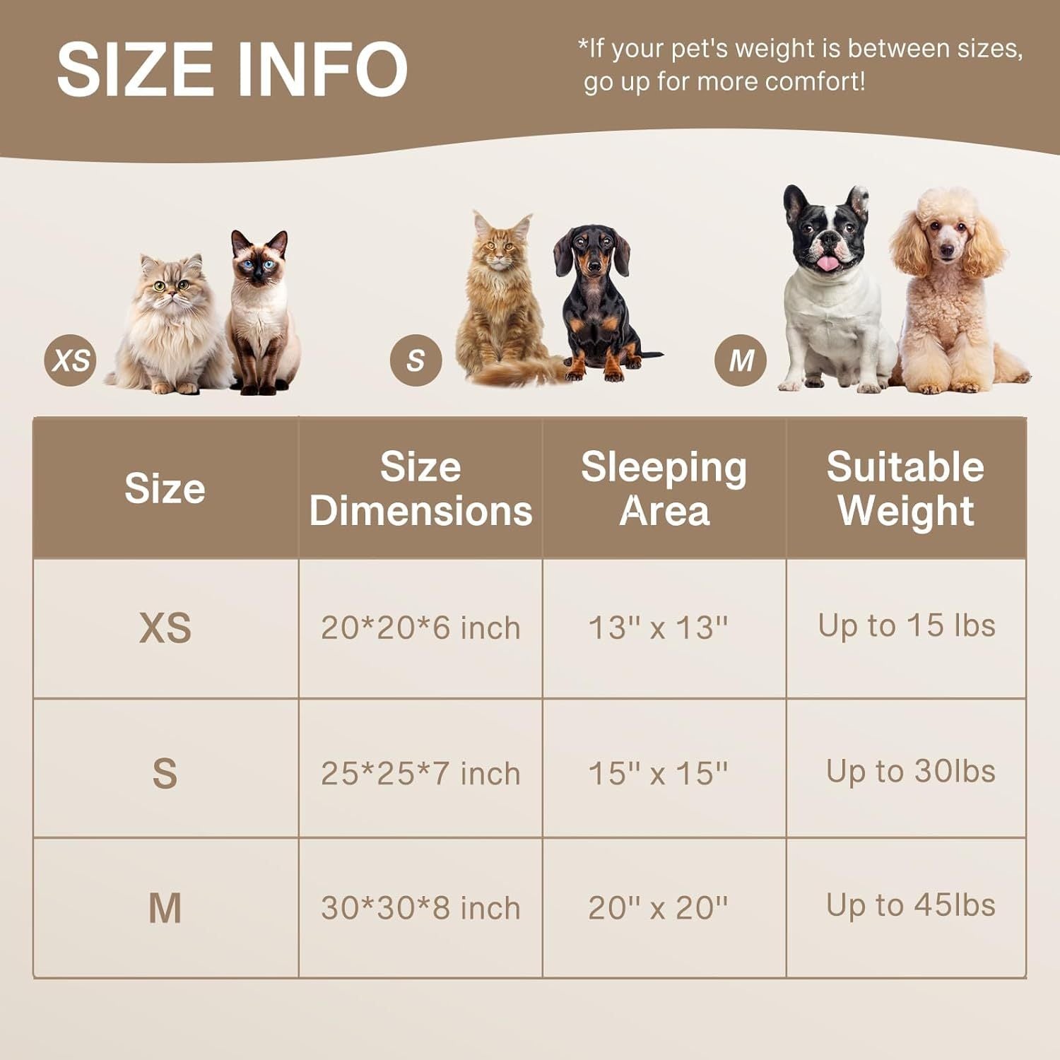 MEWOOFUN Calming Dog Bed with Plush Comfort